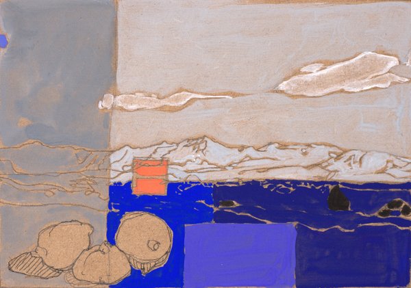 Vie suspendue IV - 13x18 - tempera